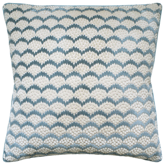 POLLEN CUT VELVET SOFT JADE Lumbar Pillow