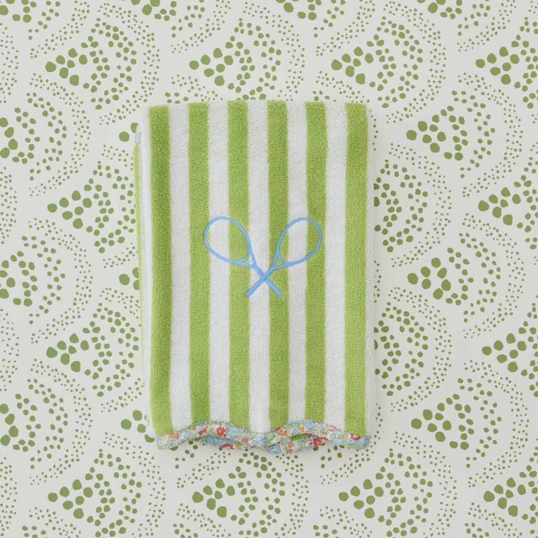 Weezie Scallop Towel - Lawn/Racket