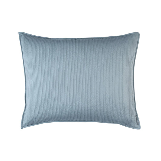 Retro Luxe Euro Pillow Blue S&S 27X36