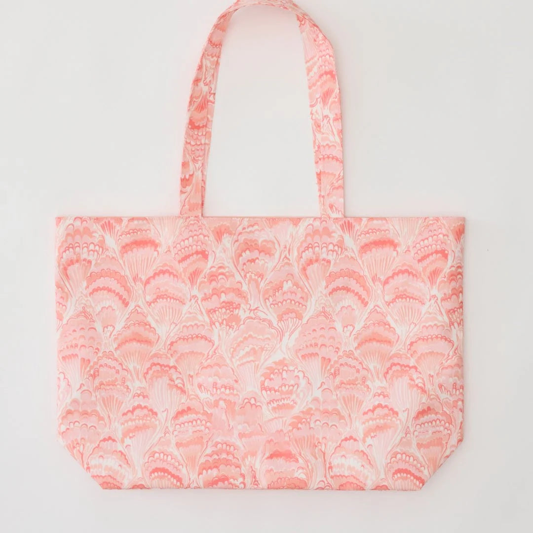 Meg Braff x Weezie Beach Tote Hat Holder - Shell Pink