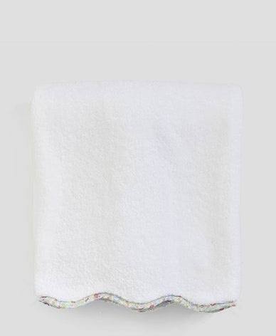 Weezie Scallop Bath Towel piped with Liberty London -  Betsy Ann