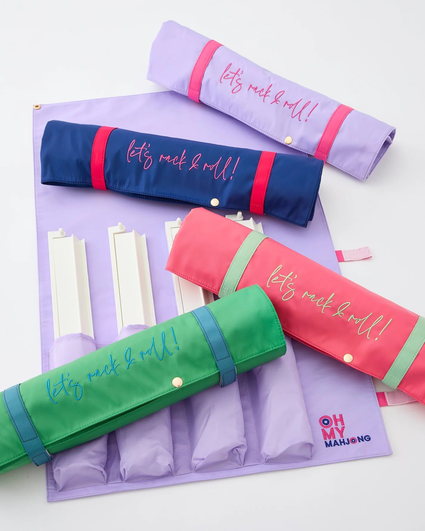 Strawberry Pink Let's Rack and Roll Bag