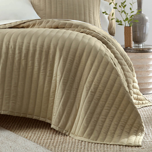 Urban Bamboo Champagne Coverlet King 112x98